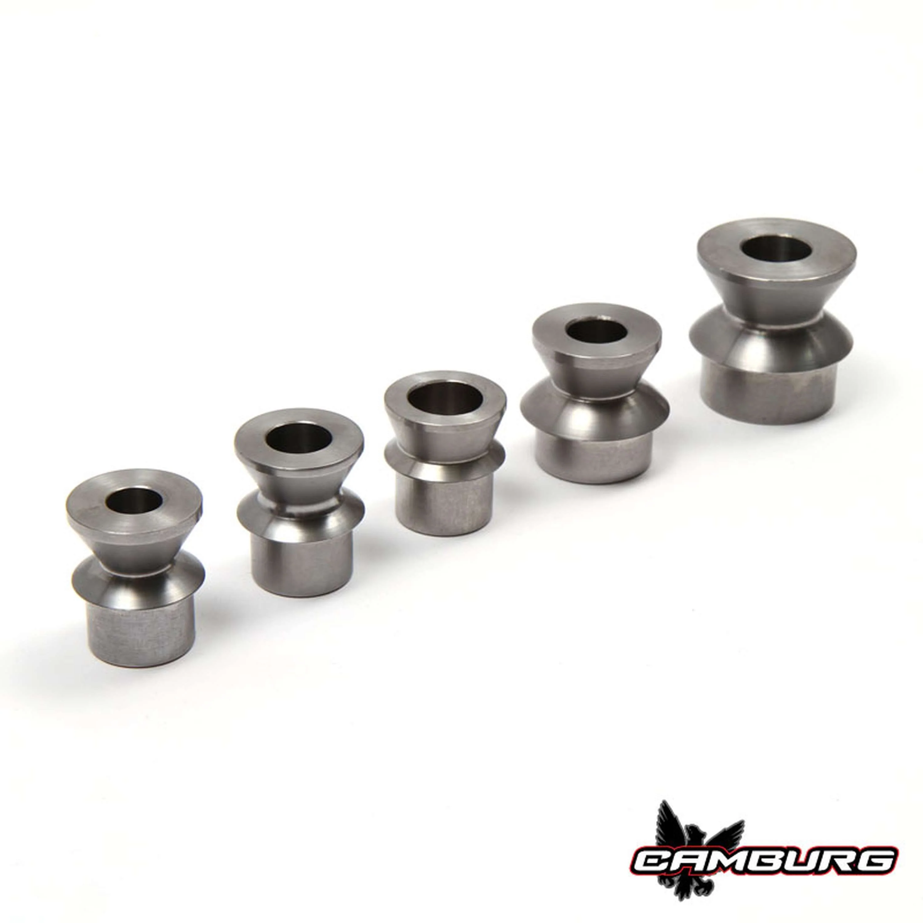 1.25" RHT Heim Kit (FK JM heim, 0.625" ID spacers, 1.75" thread bung, jam nut) - Image 7