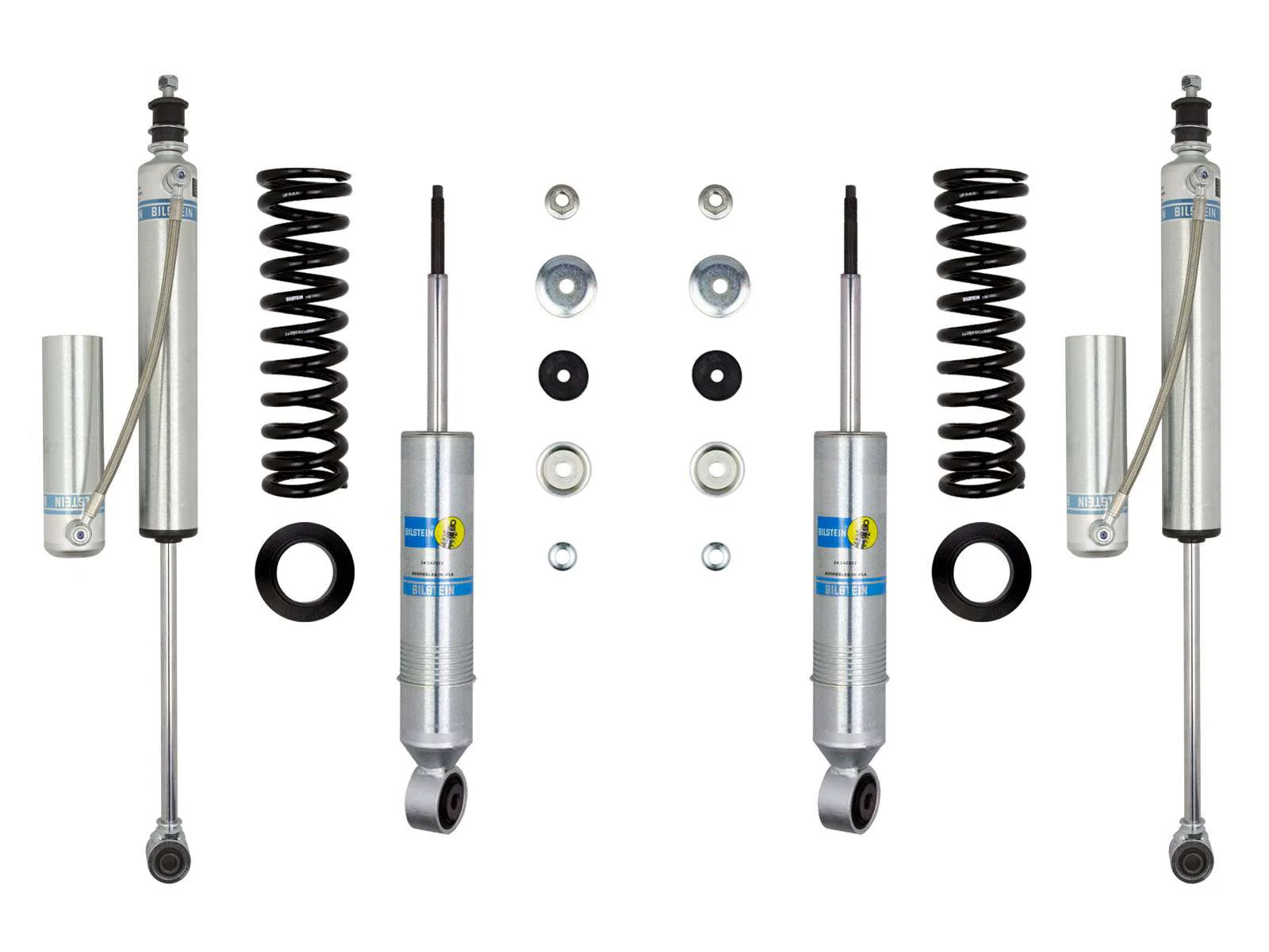 Bilstein 6112 Strut & Spring Assembled + Rear 5160 Reservoir Shocks Set for 2000-2006 Toyota Tundra RWD - Image 4