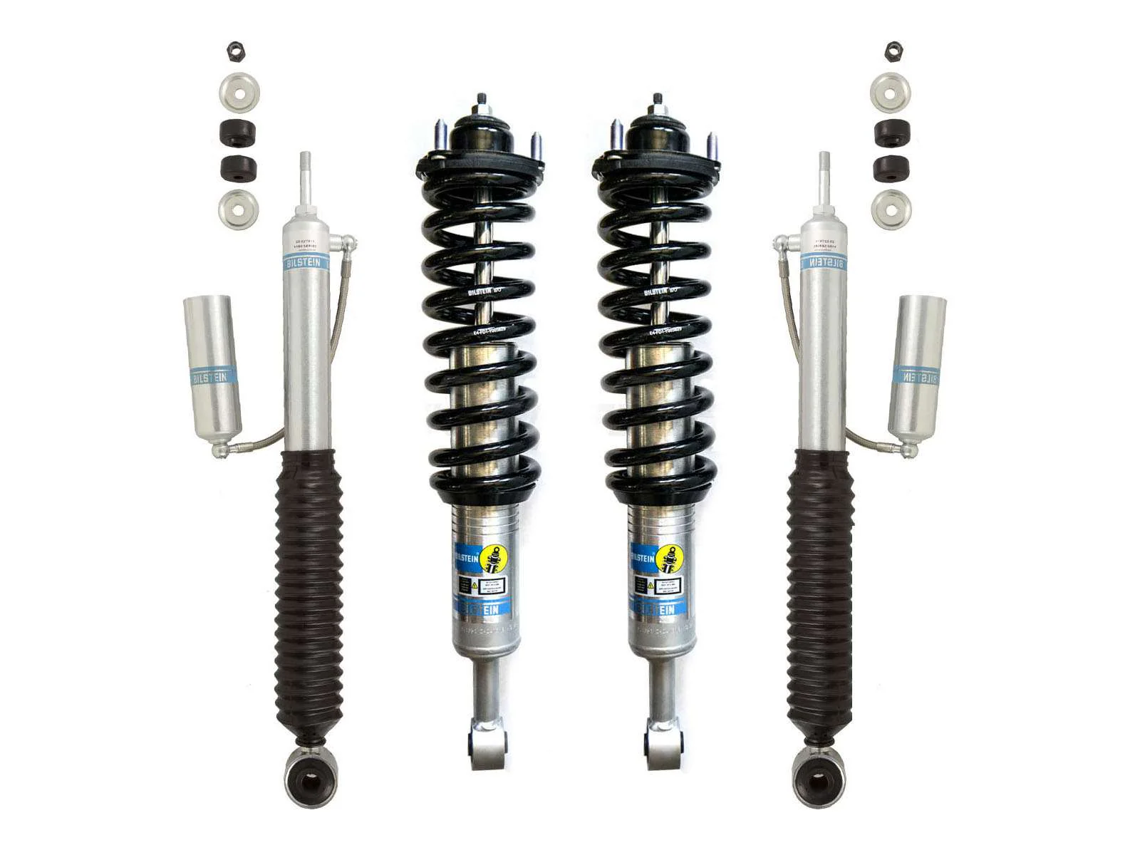 Bilstein 6112 Strut & Spring Assembled + Rear 5160 Reservoir Shocks Set for 2003-2009 Toyota 4Runner RWD - Image 5