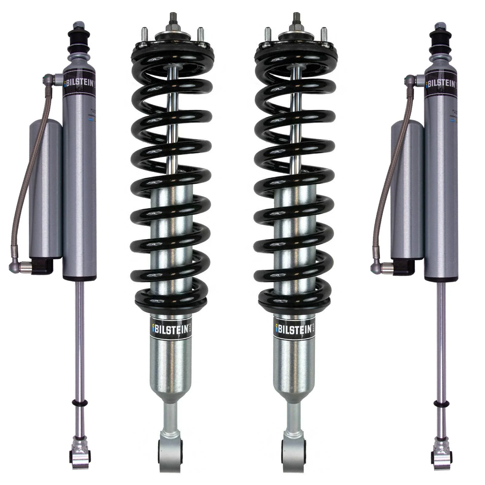 Bilstein 6112 Strut & Spring Assembled + Rear 5160 Reservoir Shocks Set for 2016-2023 Toyota Tacoma RWD - Image 5