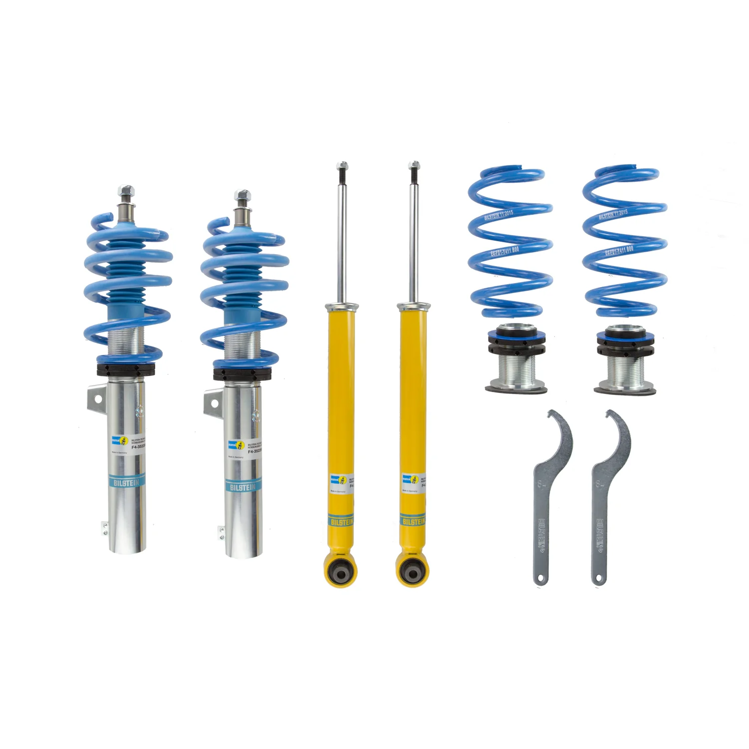 Bilstein B14 PSS Suspension Kit for 2015-2019 Volkswagen Golf R AWD 15-35mm
