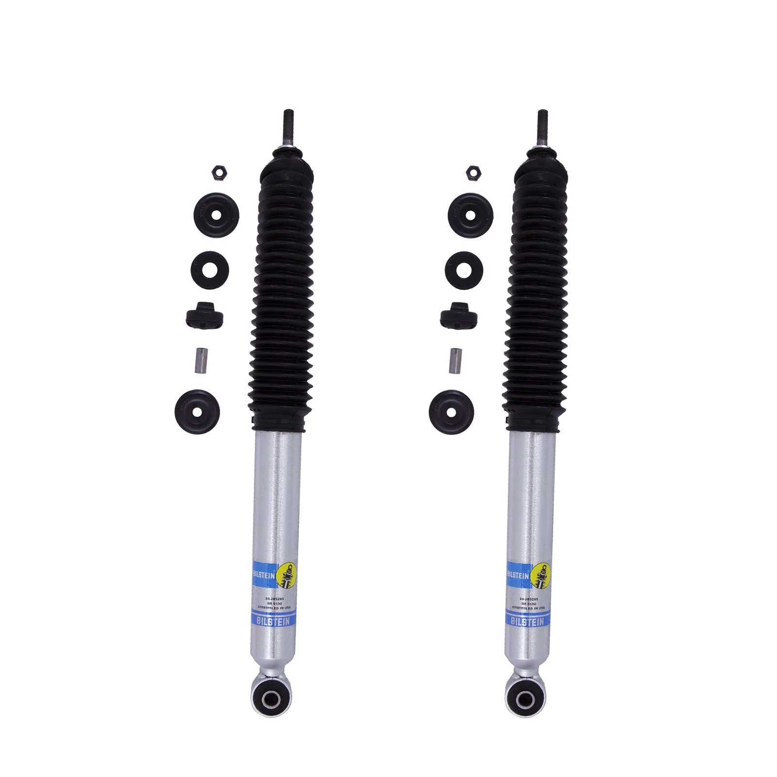 Bilstein 5100 Monotube Shocks Front Pair for 2017-2024 Ford F350 Super Duty 4WD - Image 2
