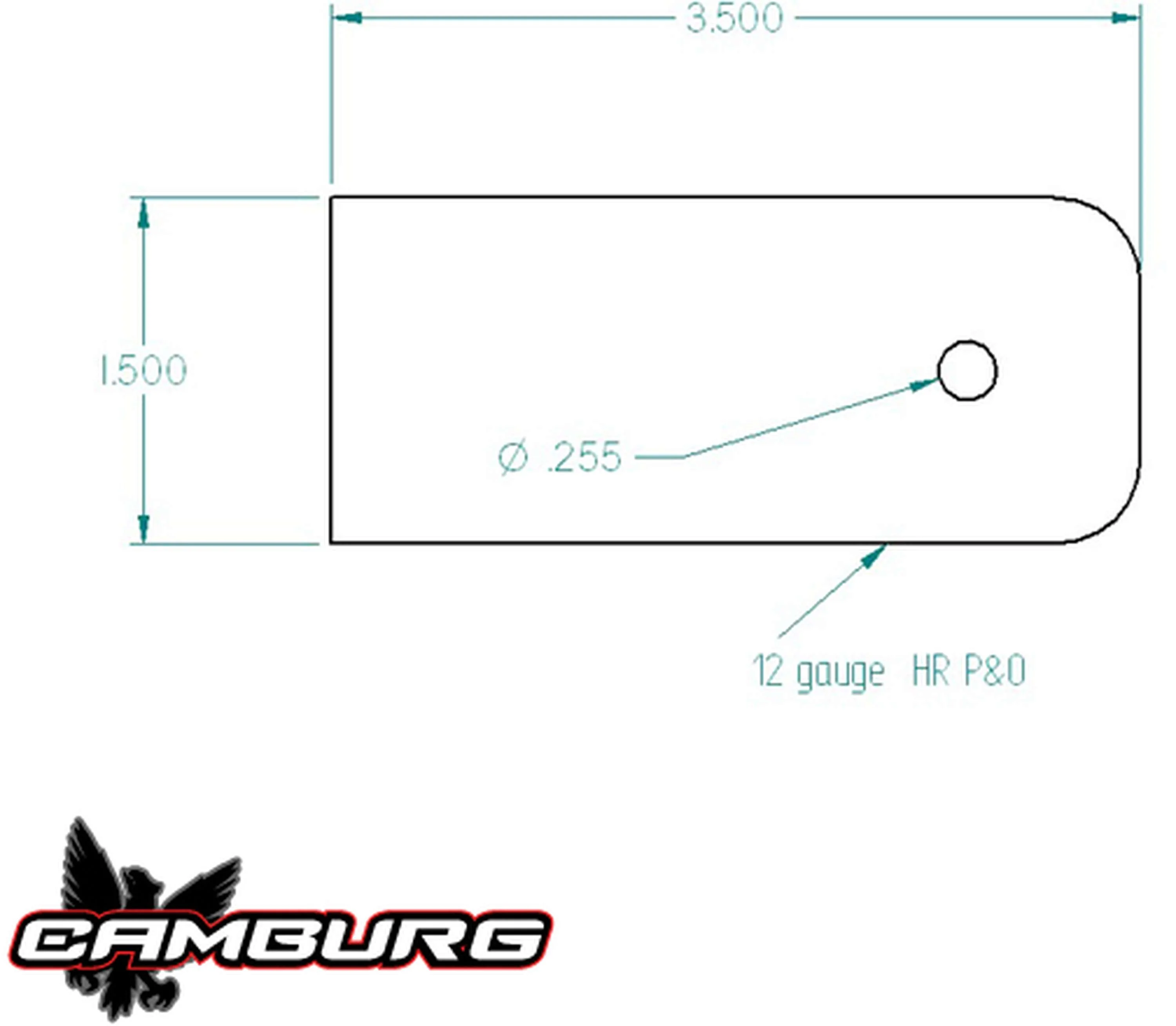 Camburg Black Fender Washer 10 Pack (aluminum washer, bolt, body clip, 1/8" tab) - Image 5