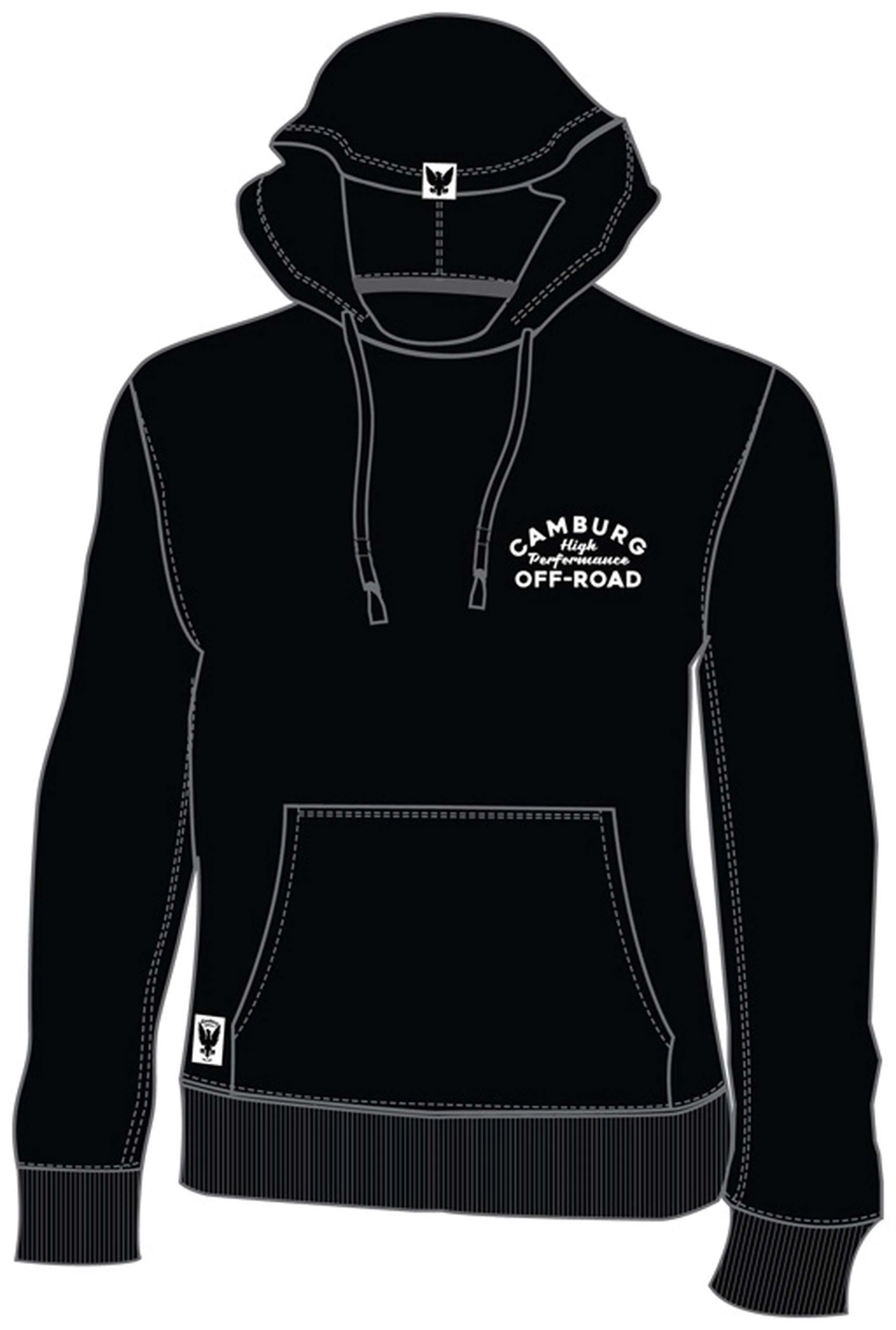 Camburg Speed Shop Hoodie Size 2X-Large - Black - Image 2
