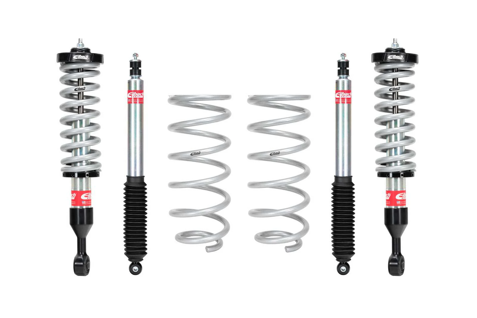 Eibach Pro-Truck Coilover Stage 2 + Rear Shocks w/Pro-Lift Spring Kit for 2003-2009 Toyota 4Runner 4WD RWD w/1.5-4" lift