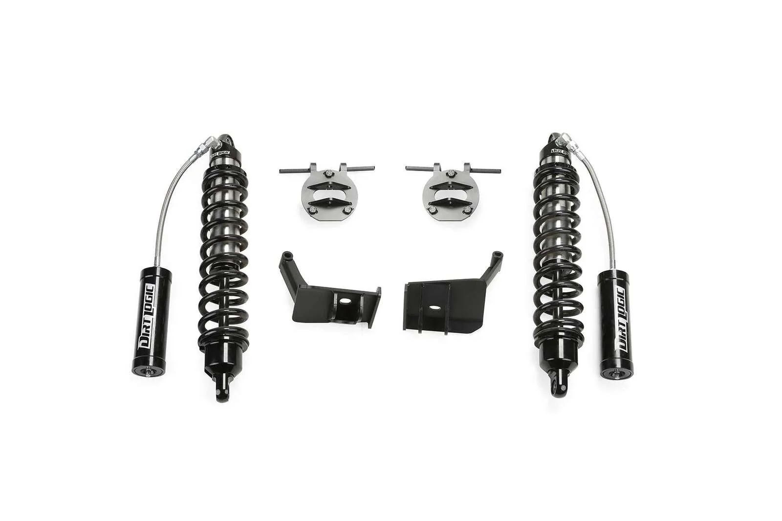 Fabtech 6" Coilover Conversion w/Front Dirt Logic 2.5 Coilovers w/Reservoir Kit for 2017-2024 Ford F250 Super Duty 4WD w/6" lift