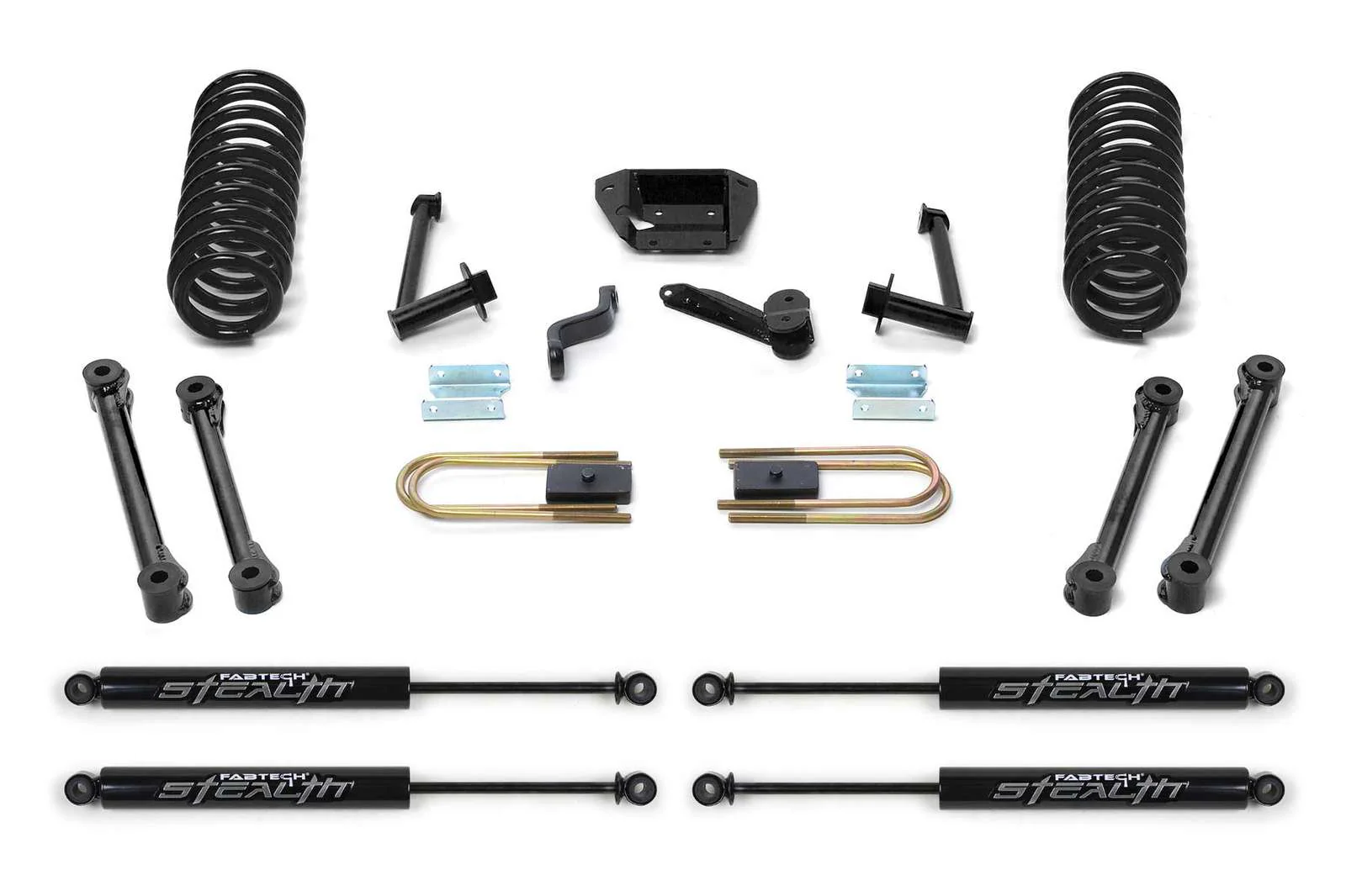 Fabtech 6" Performance System w/Stealth Shocks Kit for 2003-2013 Ram 2500 4WD w/6" lift