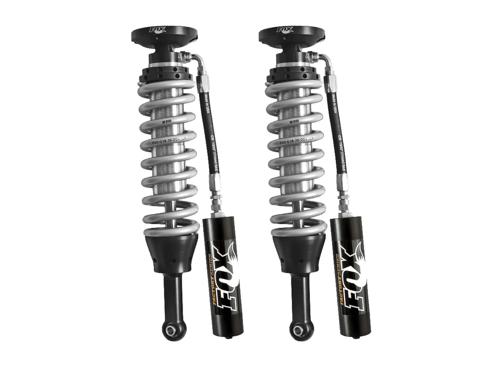 Fox 2.5 Factory Series Coilovers w/ Reservoir Front Pair for 2007-2014 GMC Yukon XL 1500
