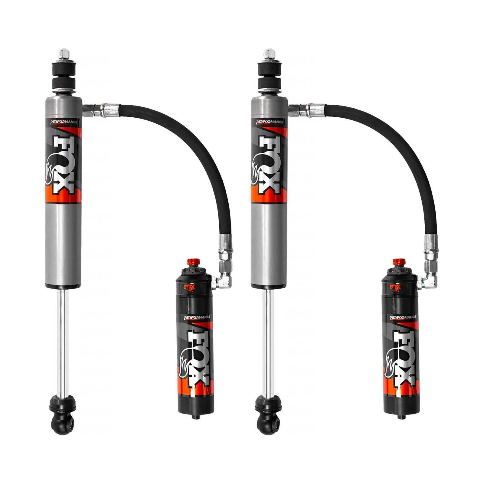 Fox 2.5 Performance Elite Adjustable w/ Remote Reservoir Shocks Rear Pair for 2003-2024 Toyota 4Runner 4WD RWD w/2-3" lift