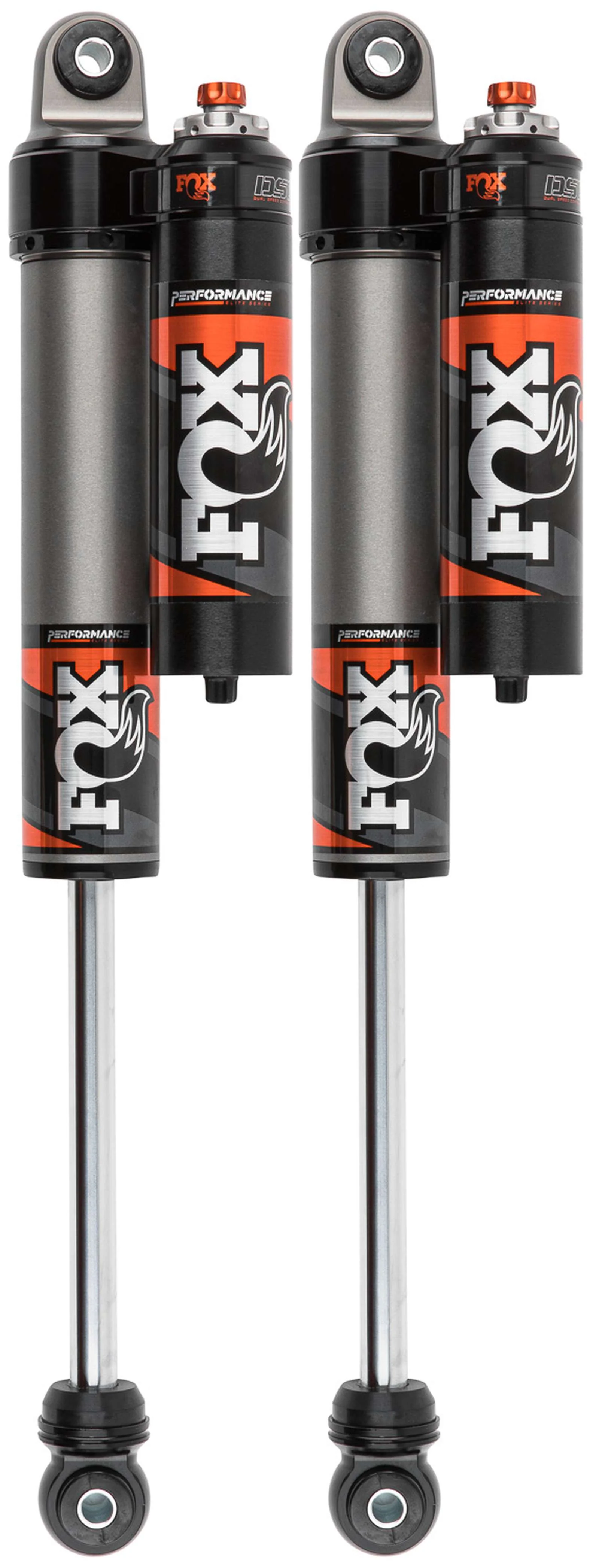Fox 2.5 Performance Elite Adjustable w/ Reservoir Shocks Rear Pair for 2017-2024 Ford F350 Super Duty 4WD
