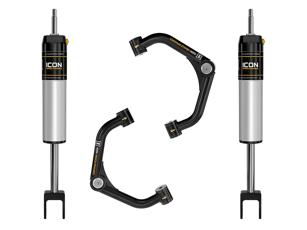 Icon 0-2" IR Shocks System w/ Tube UCA Kit for 2020-2024 Chevrolet Silverado 2500 HD