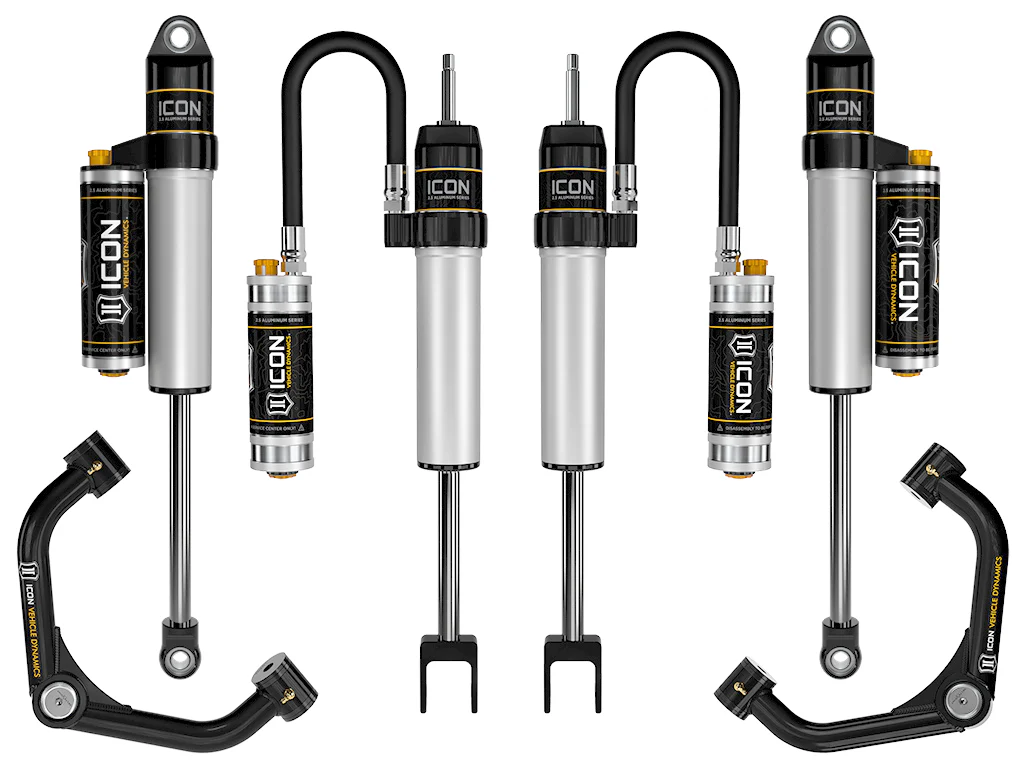 Icon 0-2" Suspension System Stage 3 Tubular Kit for 2020-2024 Chevrolet Silverado 2500 HD 4WD