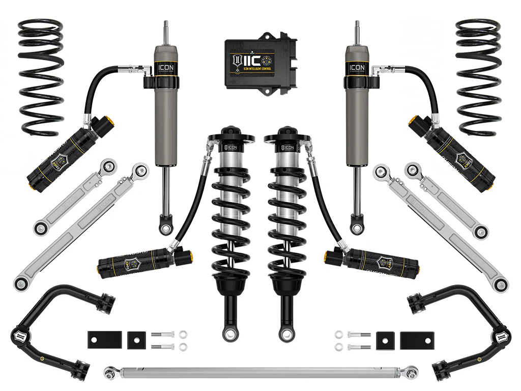 Icon 2-3.5" Stage 14 Suspension System w/Tubular TRD Pro Kit for 2022-2023 Toyota Tundra 4WD Full Hybrid EV Gas