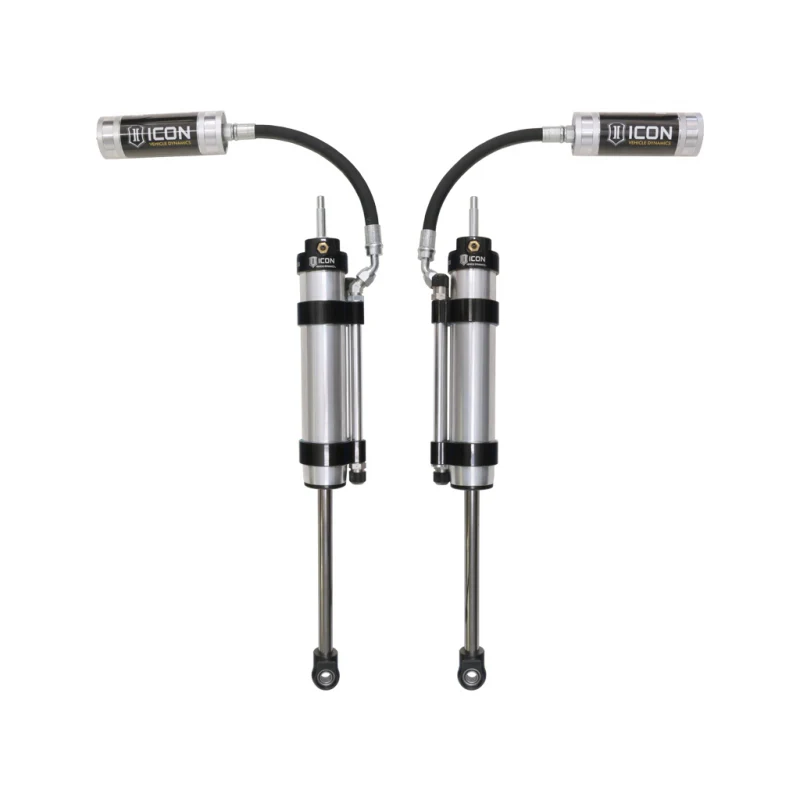 Icon 2.5 Omega Remote Reservoir Shocks Front Pair for 2007-2018 Jeep Wrangler JK - Image 3