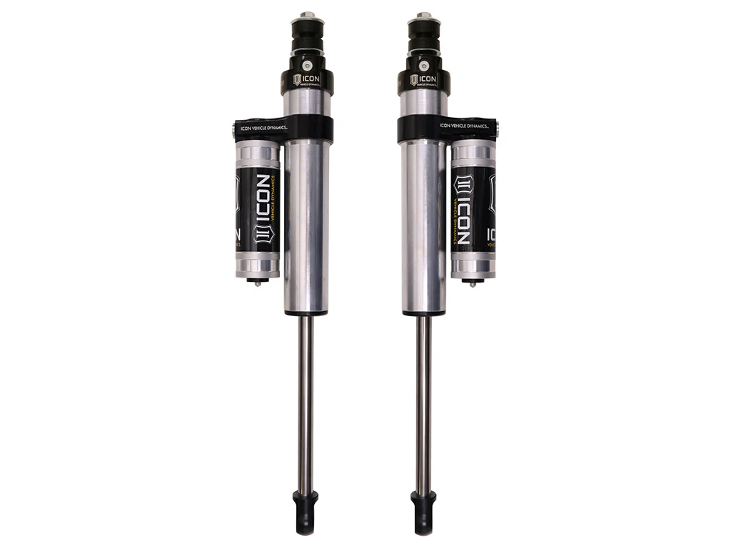 Icon 2.5 Piggyback Reservoir Shocks Front Pair for 2001-2010 GMC Sierra 2500 HD - Image 5