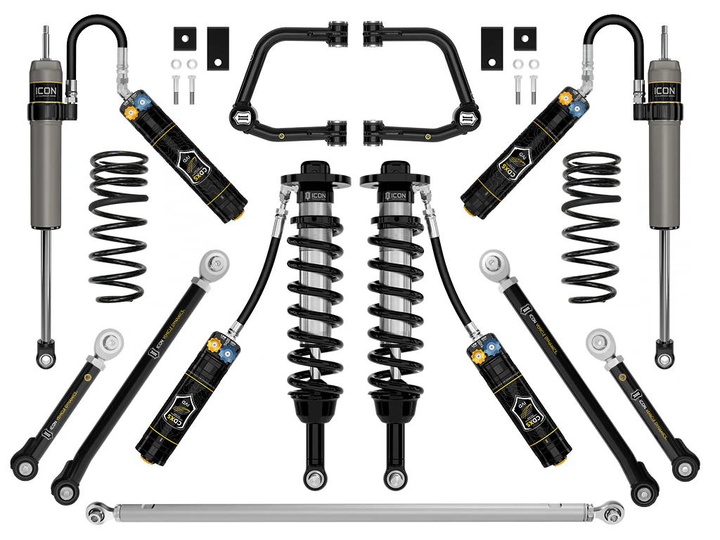 Icon 3-4.5" Stage 10 Suspension System w/Tubular CDXS Kit for 2023-2025 Toyota Sequoia 4WD