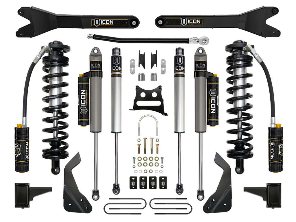 Icon 4.5-5" Coilover Conversion System Stage 5 Kit for 2008-2010 Ford F250 Super Duty 4WD - Image 2