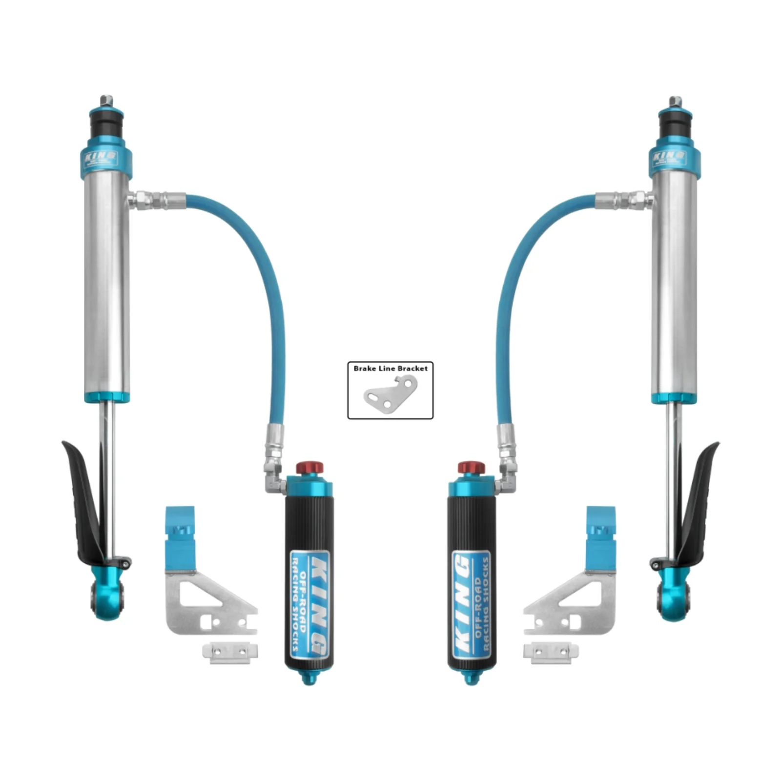 King Shocks 2.5 Performance Coilovers w/ Adjustable Remote Reservoir Pair 25001-397A