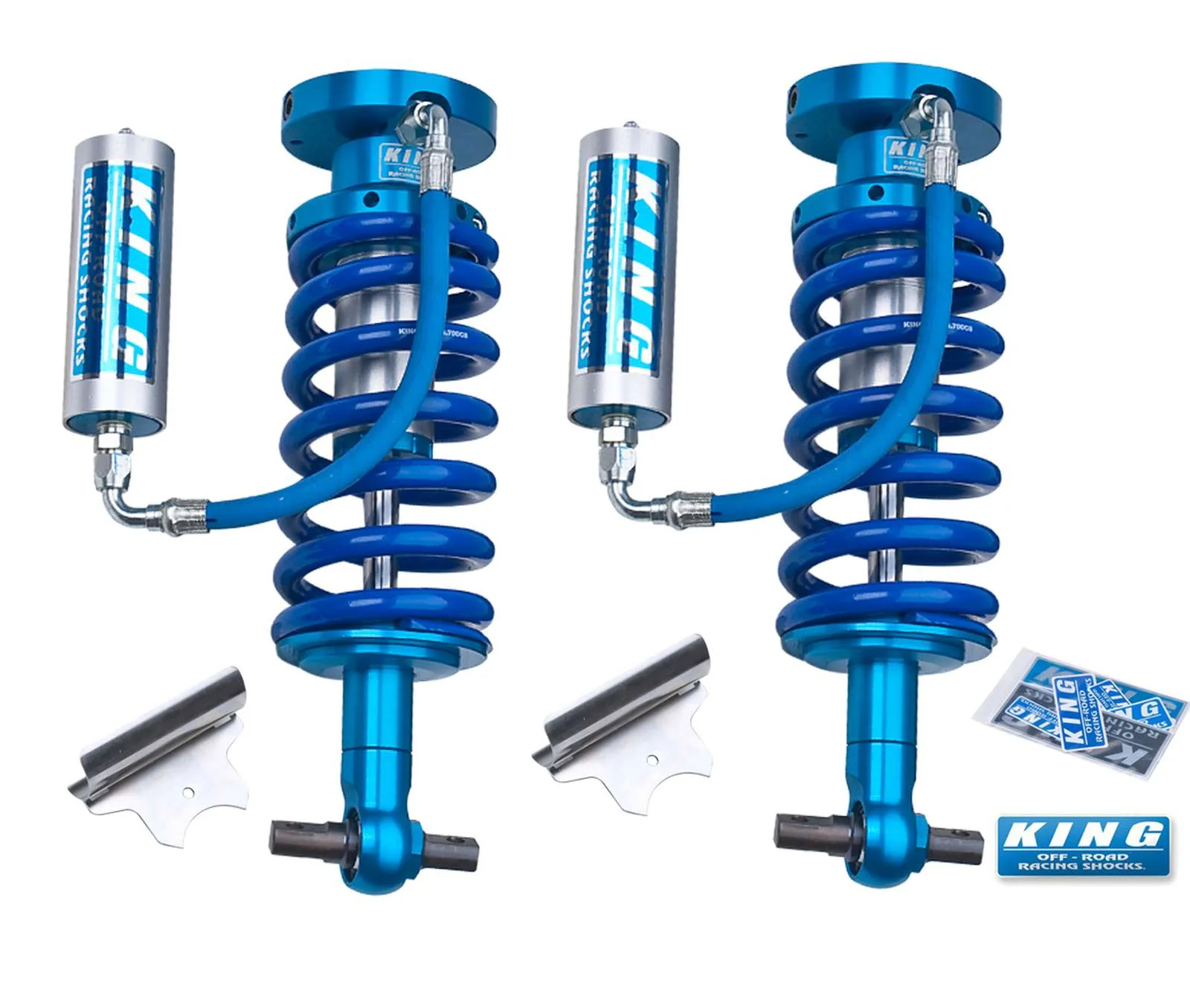 King Shocks 2.5 Performance Coilovers w/ Remote Reservoir Front Pair for 2007-2014 Chevrolet Avalanche 4WD