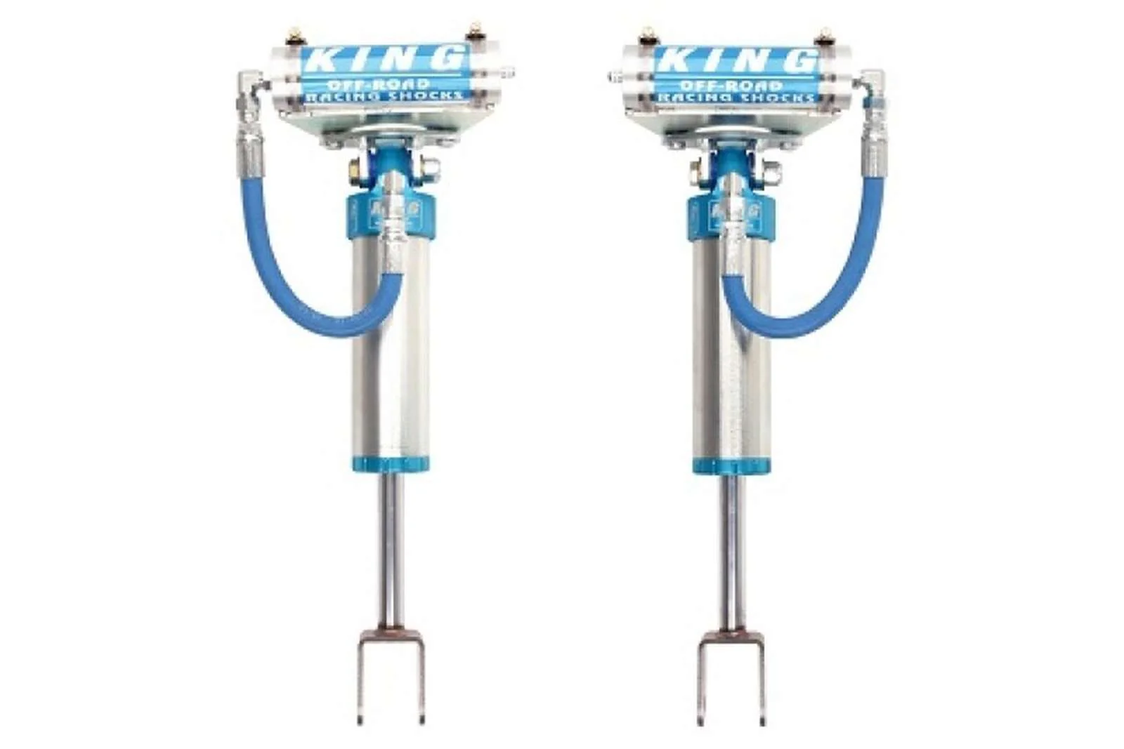 King Shocks 2.5 Performance Ext Coilovers w/ Remote Reservoir Front Pair for 2011-2022 GMC Sierra 3500 HD 4WD - Image 4