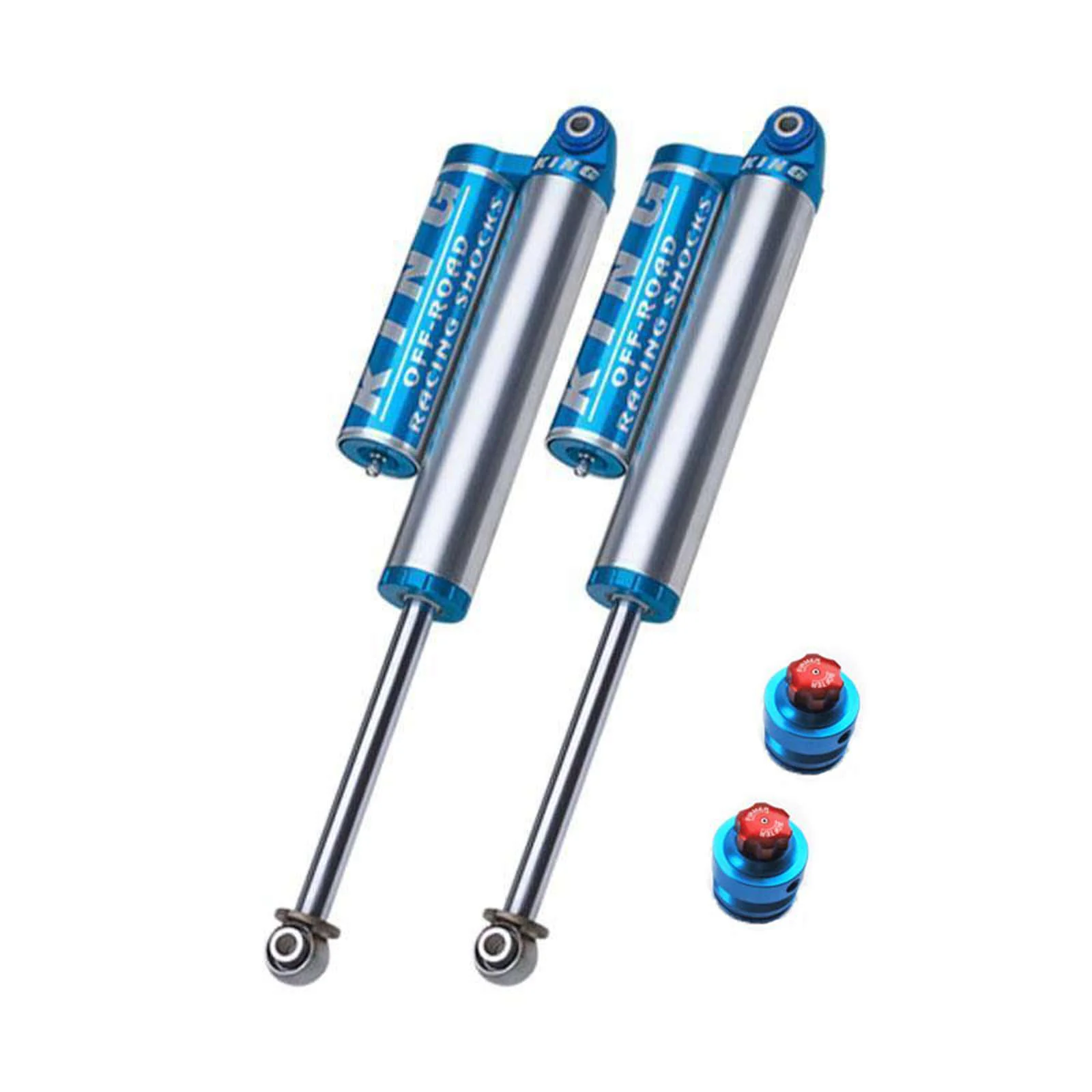 King Shocks 2.5 Performance Piggyback Shocks Rear Pair for 2007-2018 Chevrolet Silverado 1500 4WD