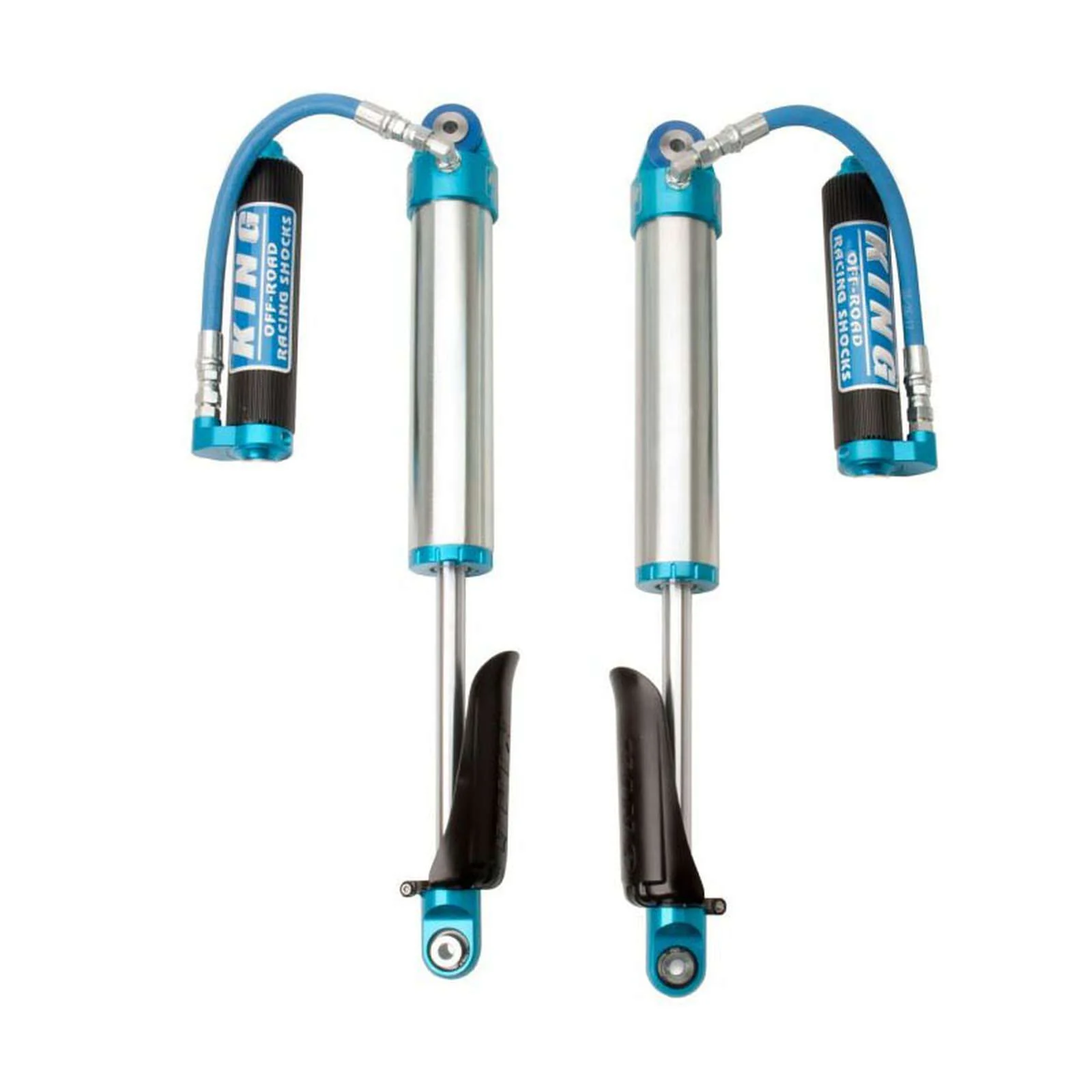 King Shocks 2.5 Performance w/ Remote Reservoir Shocks Front Pair for 2018-2024 Jeep Wrangler JL 4WD