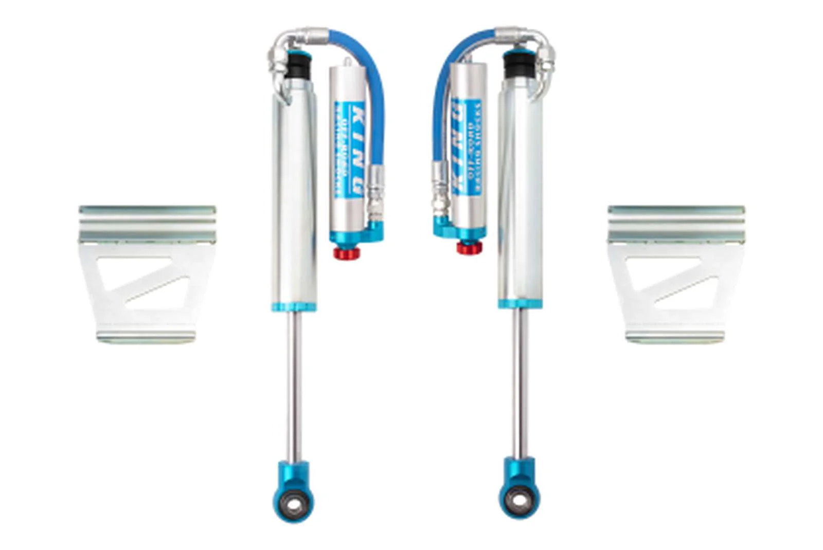 King Shocks 2.5 Performance w/ Remote Reservoir Shocks Rear Pair for 2003-2009 Toyota Land Cruiser 120 4WD