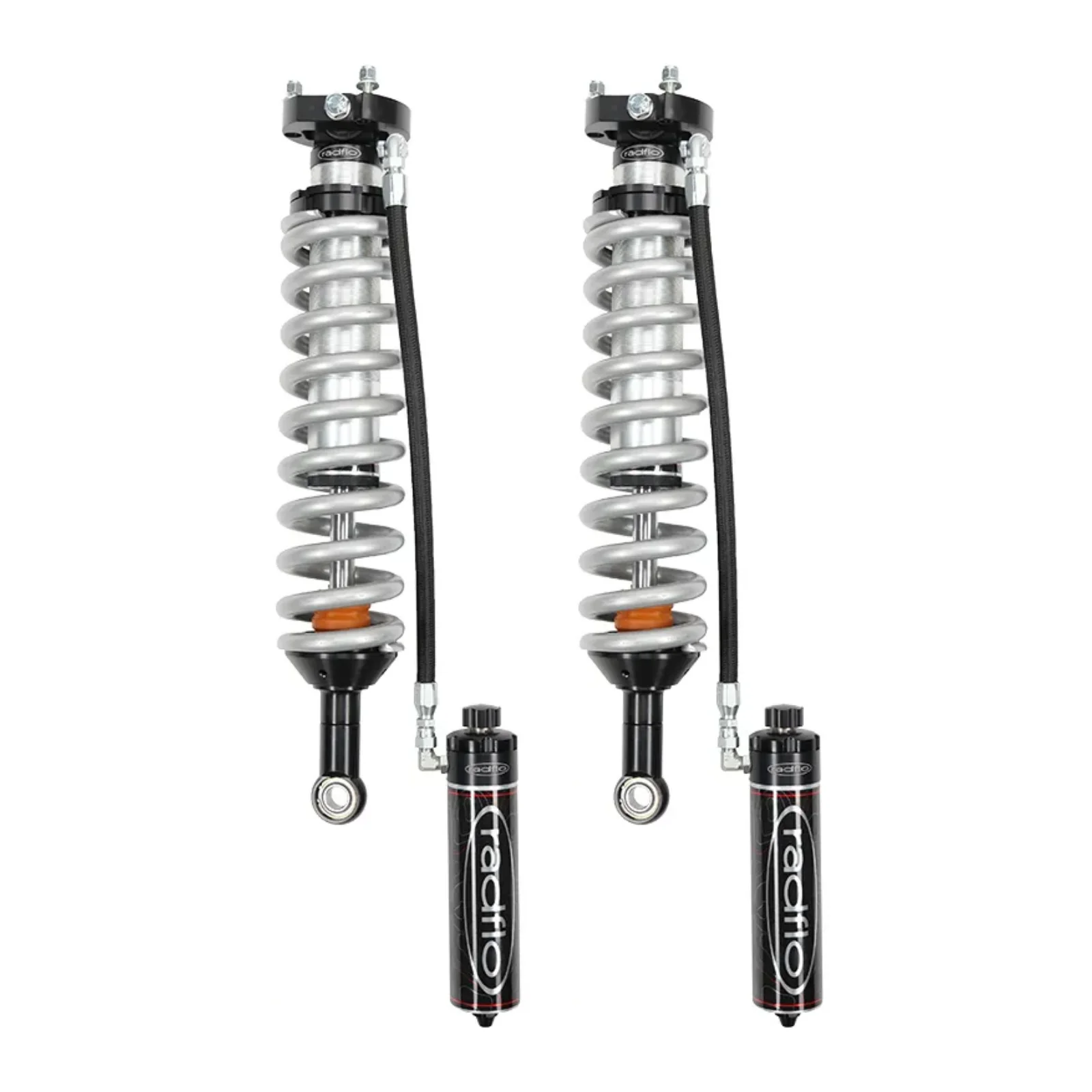 Radflo 2.5 600R Coilover Kit w/Remote Reservoir + HI/LO Compression Adjuster for 2025-2026 Toyota 4Runner