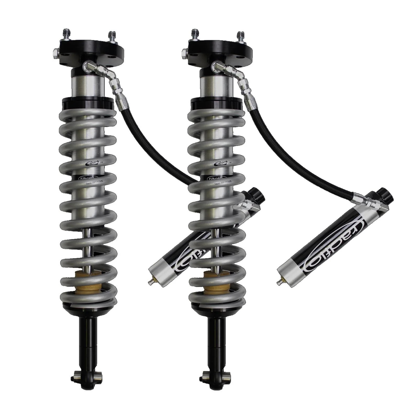 Radflo 2.5 Adjustable OE Coilover w/Reservoir Front Pair for 2003-2009 Toyota 4Runner w/2.5" lift