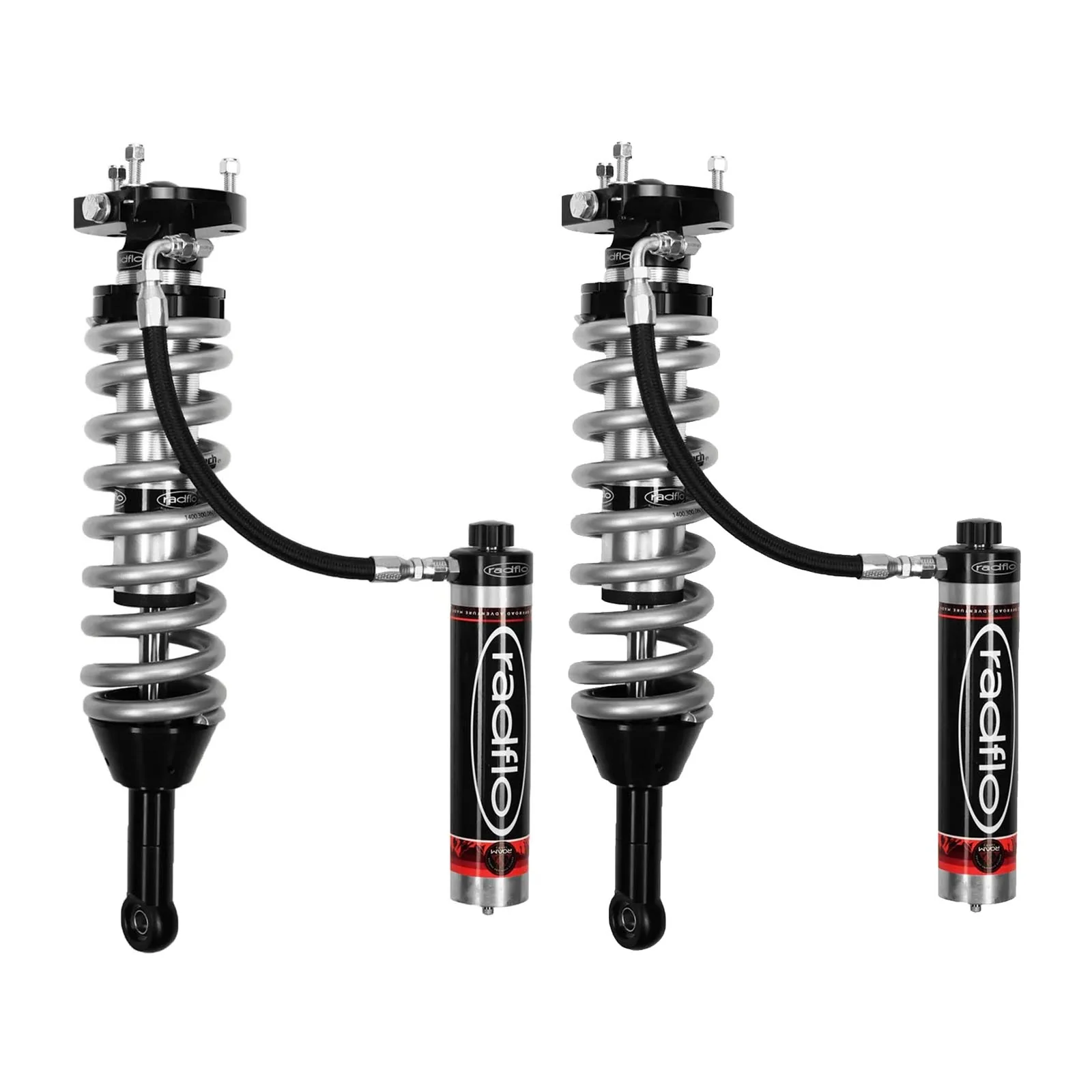 Radflo 2.5 Roam Coilover Adjustable w/Reservoir Front Pair w/2.5" lift 6CT-R08-1Z