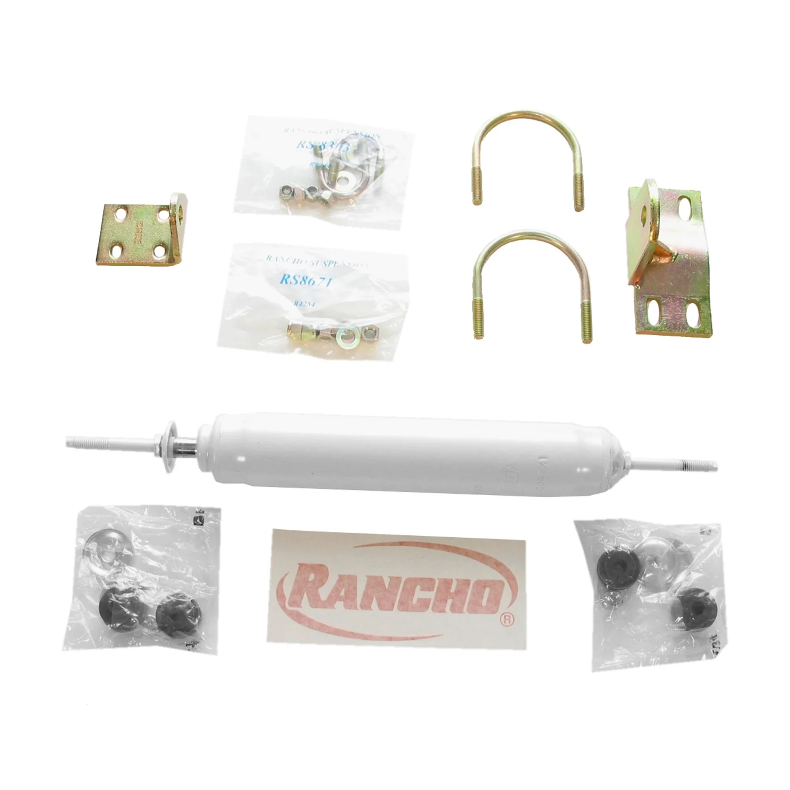 Rancho RS5000 Steering Stabilizer + Mounts RS97355