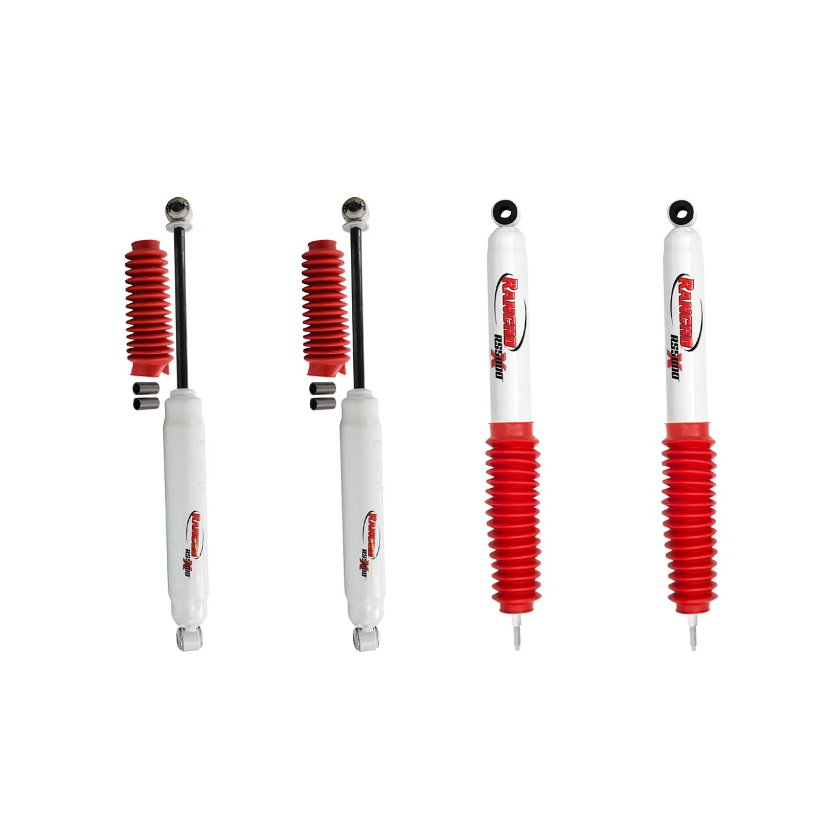 Rancho RS5000X Gas Shocks Set for 1980-1996 Ford F150 RWD