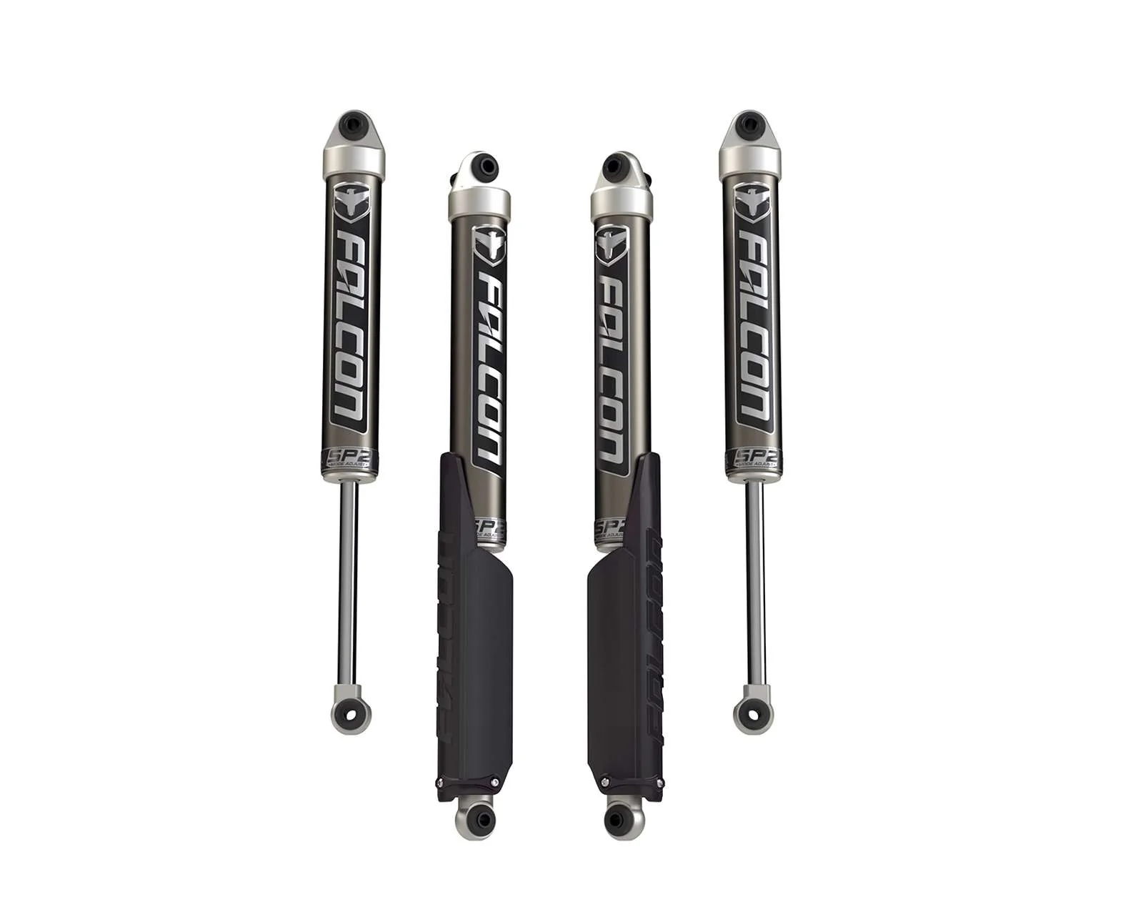 Teraflex Falcon SP2 2.1 Monotube Shocks Set for 2007-2018 Jeep Wrangler JK 4WD w/2-3.5" lift