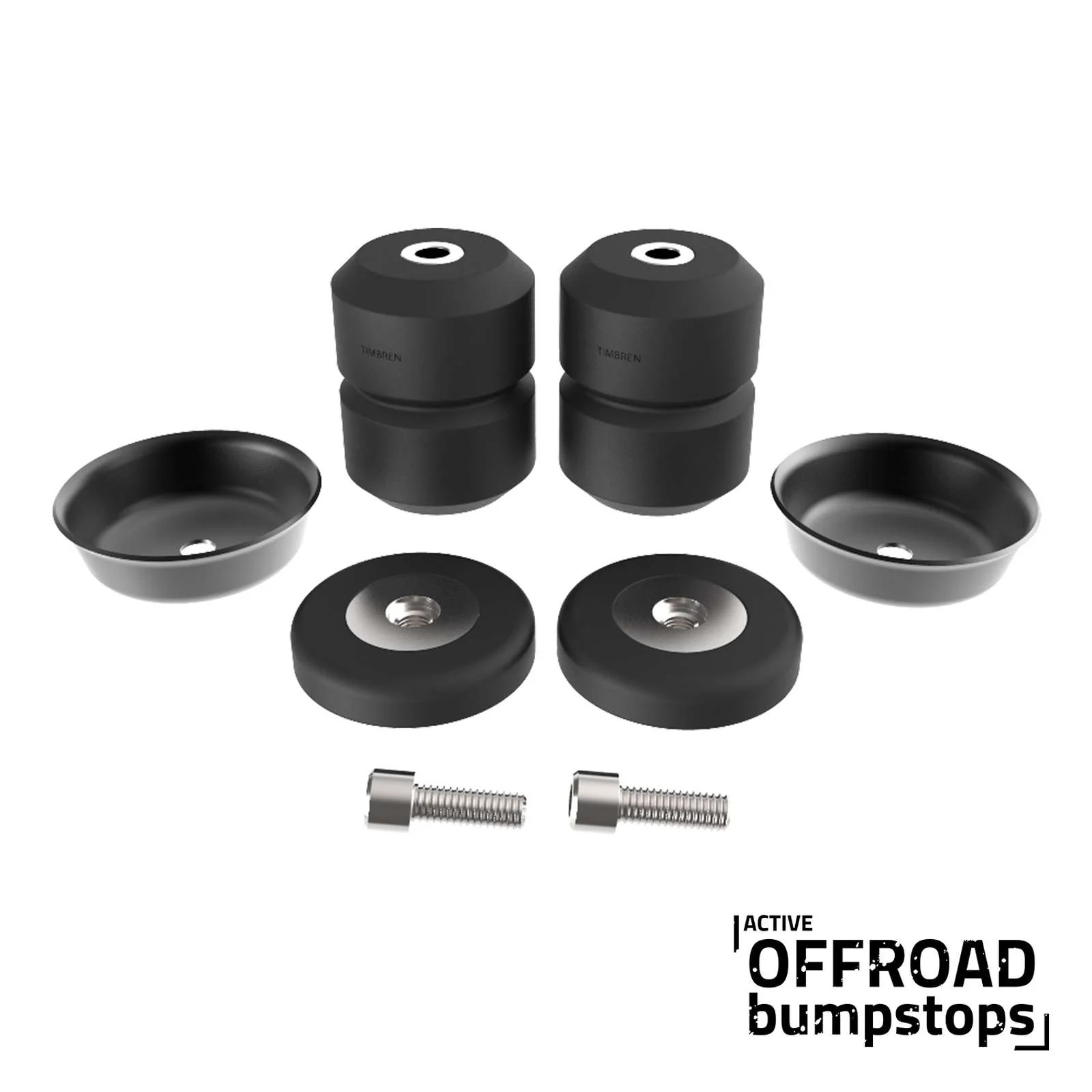 Timbren Active Off Road Rear Bump Stop Pair for 2018-2024 Jeep Wrangler JL 4WD